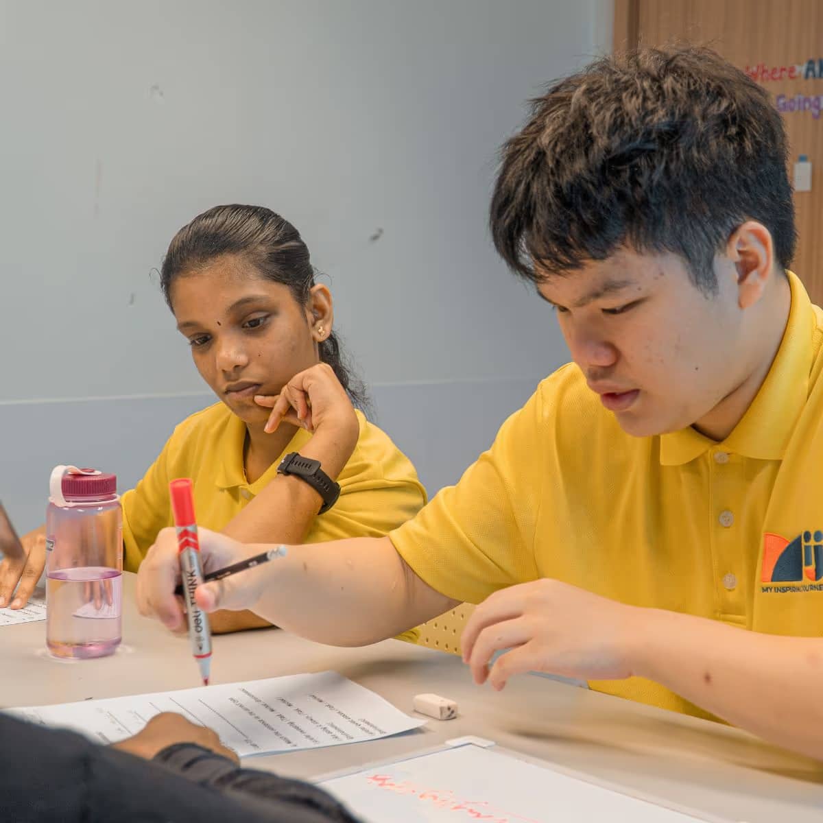 Our Programme Page - Two students